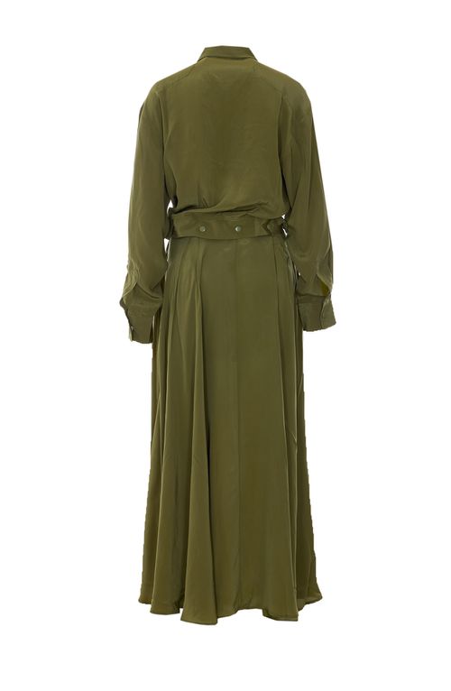 Skirts Green Viscose - Women