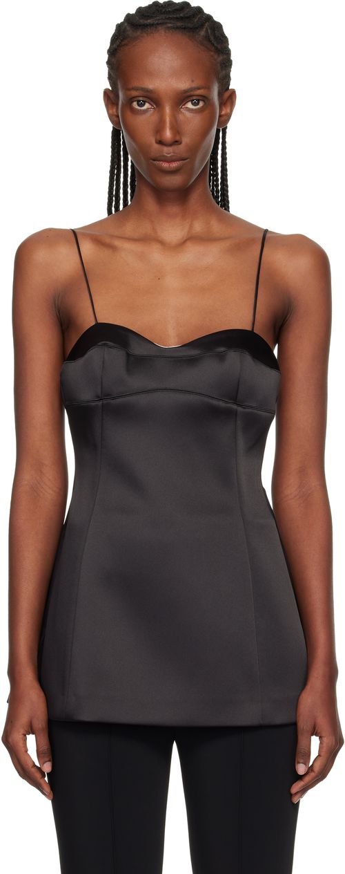 Black Bustier Top