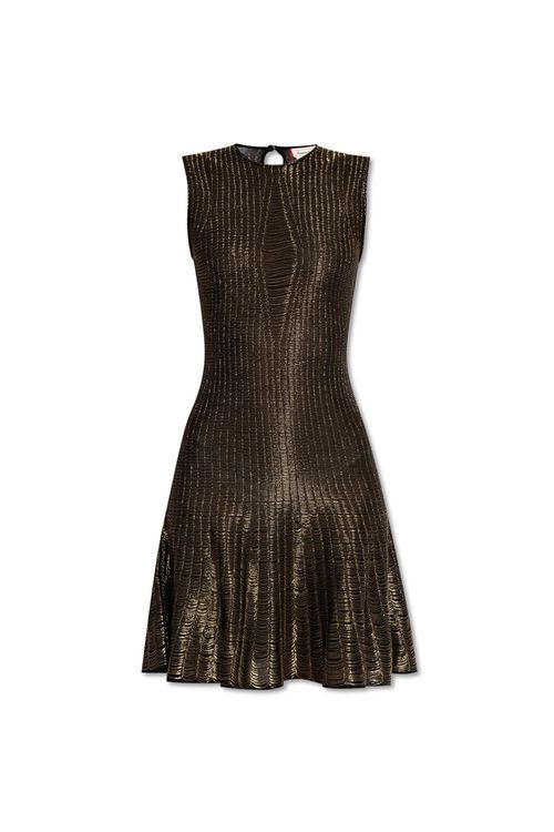 Mini Dress With Lurex Yarn