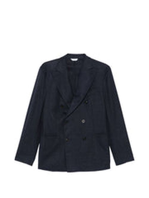 Wool double-breasted jacket