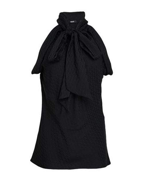 Woman Top Black Size 2 Viscose, Silk