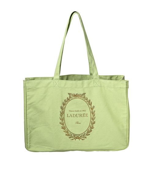 Large Organic Cotton Logo Tote Bag