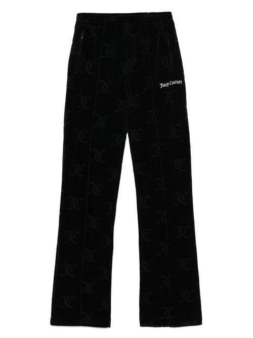Cotton-blend trousers - Black