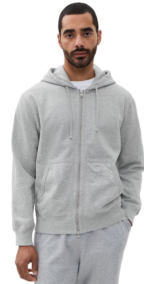 Reigning Champ Mid-Weight Terry Standard Zip Hoodie Hgrey