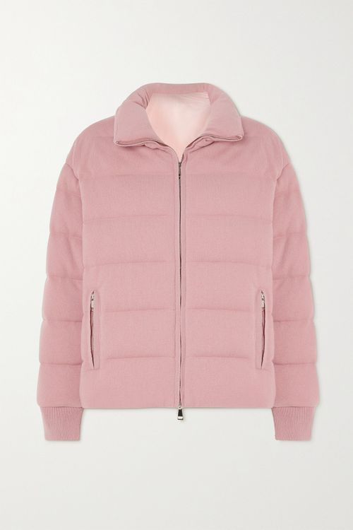 Cayeux Quilted Wool And Cashmere-blend Down Jacket - Baby pink - 00