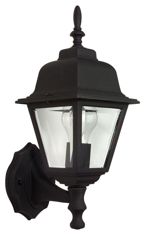Textured Black One Light Wall Mount from the Coach Lights Cast Collection