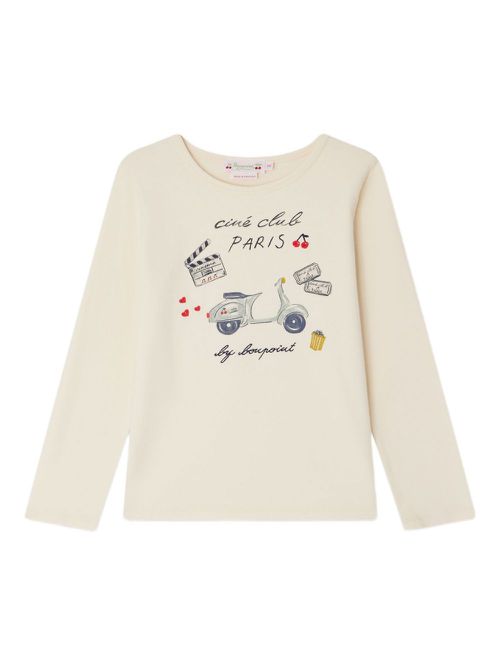 Graphic-print T-shirt - Neutrals