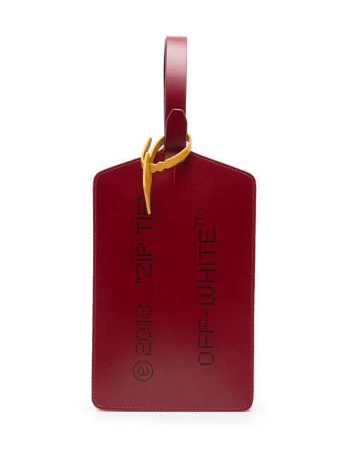 Medium Zip Tie clutch bag - Red