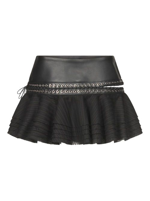 Ludovic de Saint Sernin Charlotte mini skirt - Black