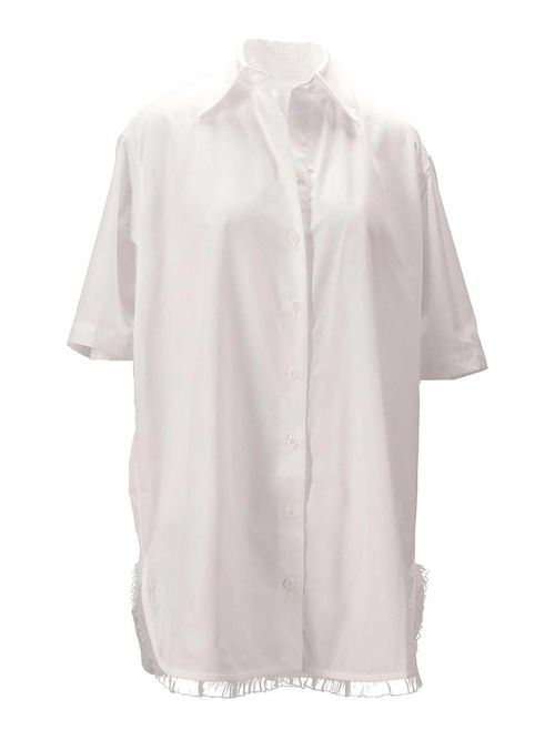 Douglas Short-Sleeved Shirt - Cotton Poplin