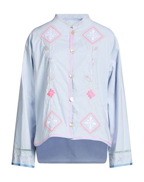 Forte_forte Woman Shirt Lilac Size 0 Cotton, Glass