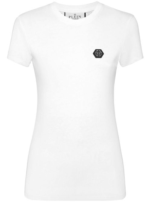 Crystal-embellished T-shirt - White