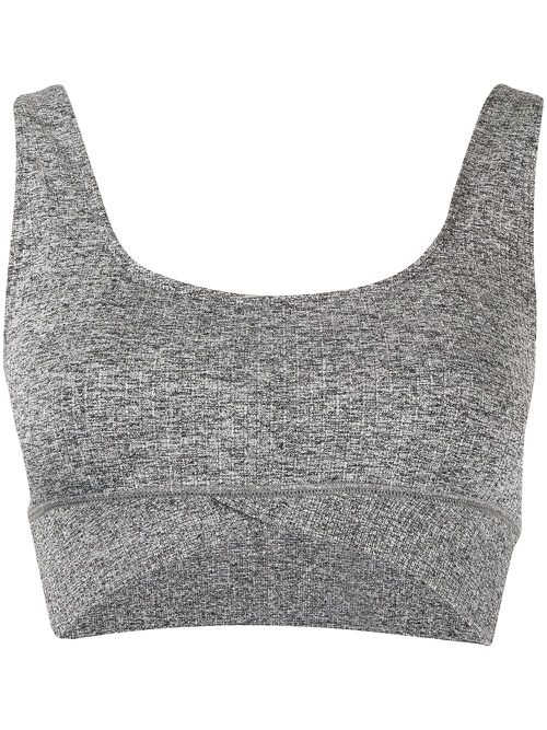 Ayama pia cropped top - Grey