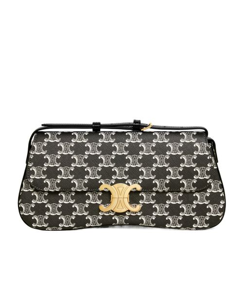 MEDIUM CELINE LOLA BAG in Triomphe Canvas Two-Tone