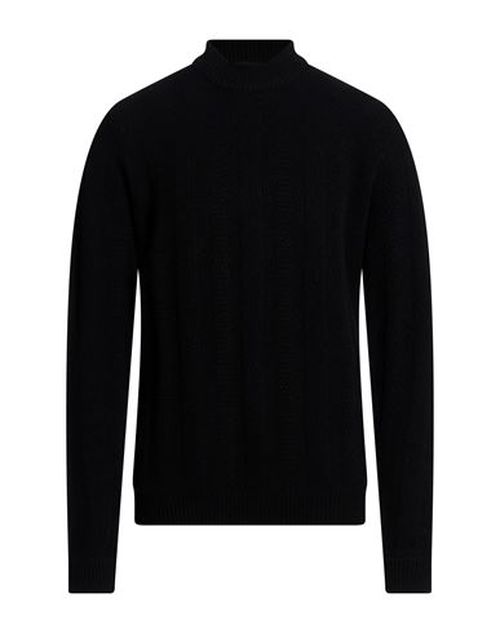 Man Sweater Black Size XXL Merino Wool, Cashmere