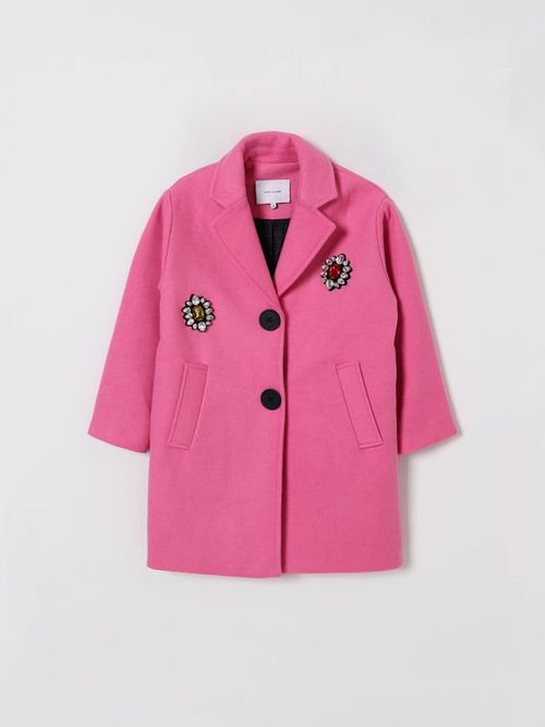 Coat Kids color Fuchsia