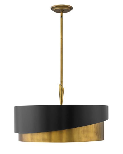 Heritage Brass LED Chandelier from the Gigi Collection