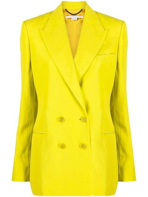 Peak-lapels double-breasted blazer - Green