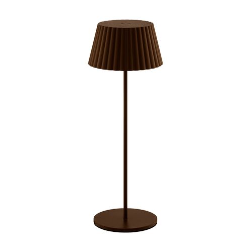 Bronze LED Table Lamp from the Pleat Collection