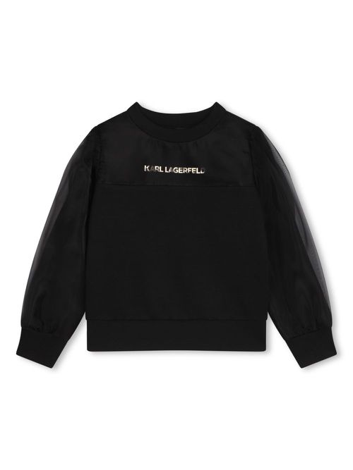Logo-print sweatshirt - Black