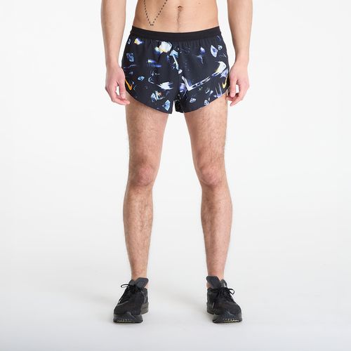 Nike AeroSwift Glam Men's Dri-FIT ADV 2" Brief-Lined Running Shorts Black/ Laser Orange