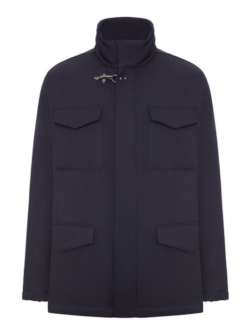 FIELD JACKET TRAVEL IN STRETCH WOOL - Fay Archive - Man