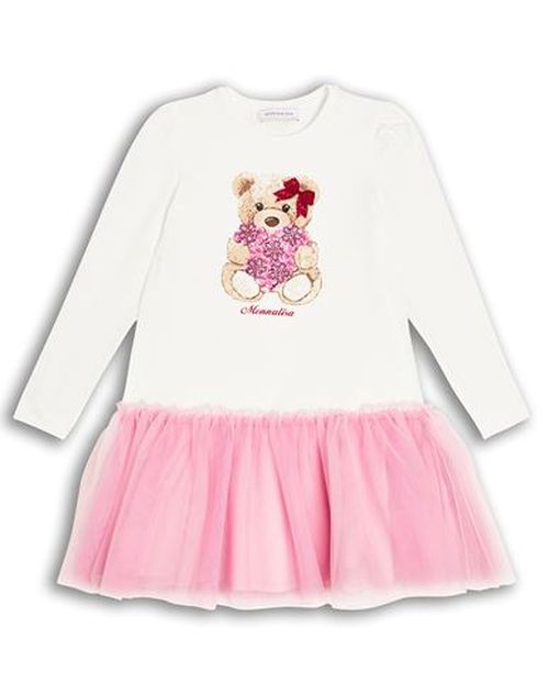 Kid Girl Kids' dress Pink Size 12 Cotton, Polyamide