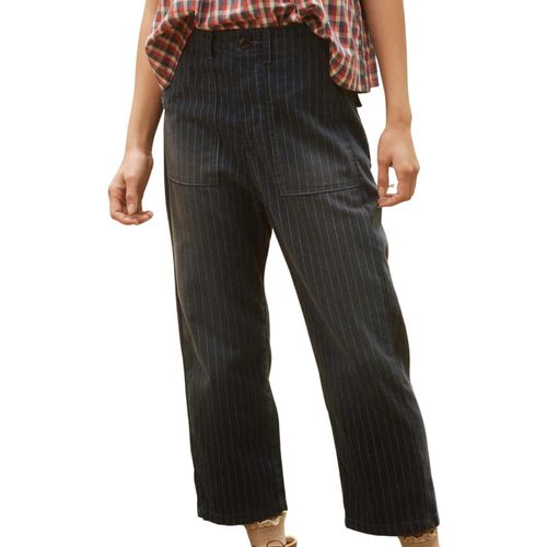 The Ranger Pant In Dark Indigo Pin Stripe