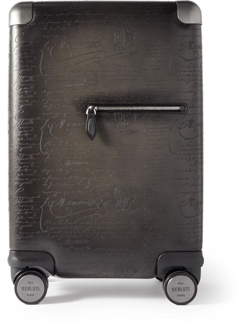 Formula 1005 Scritto Venezia Leather Suitcase - Men - Black