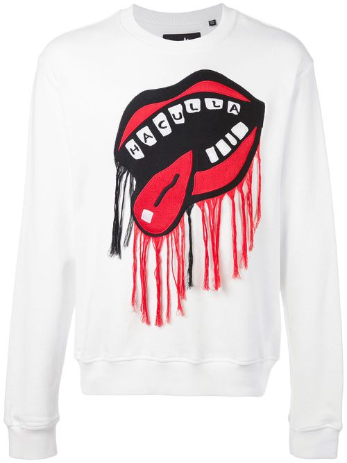 NYC Drama Mouth sweatshirt - White