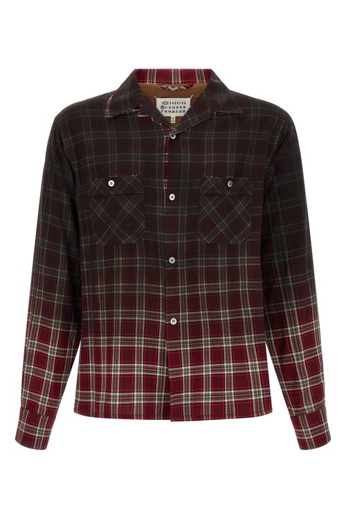 Check Shirt With Gradient Effect