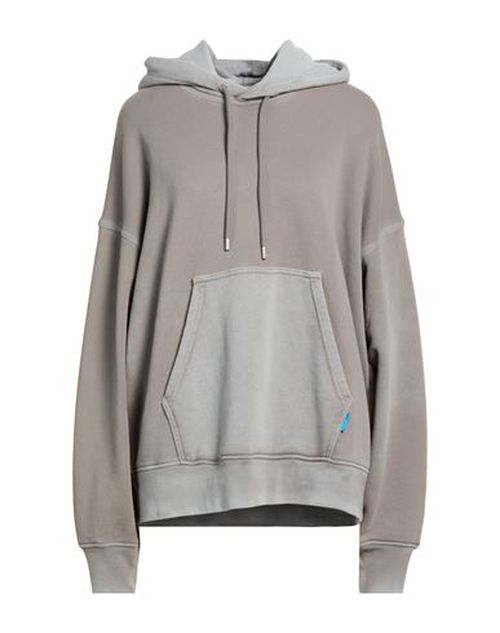 Woman Sweatshirt Grey Size L Cotton