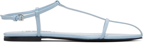 Blue Cage Flat Sandals