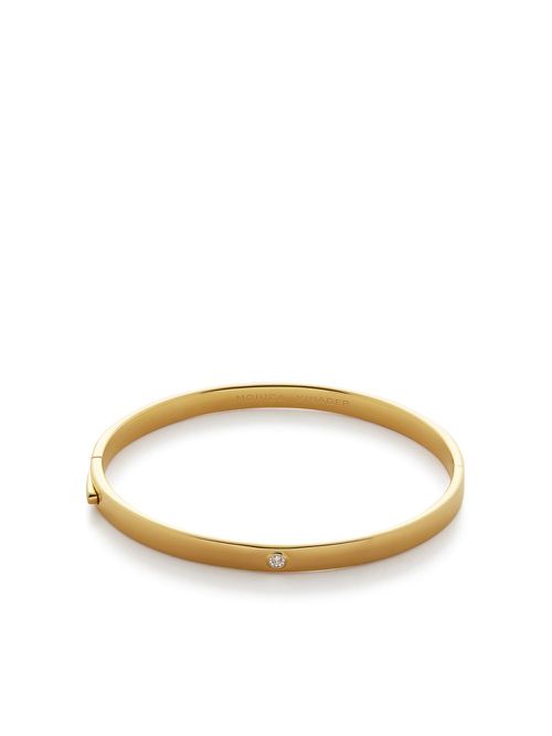 Diamond bangle bracelet - Gold