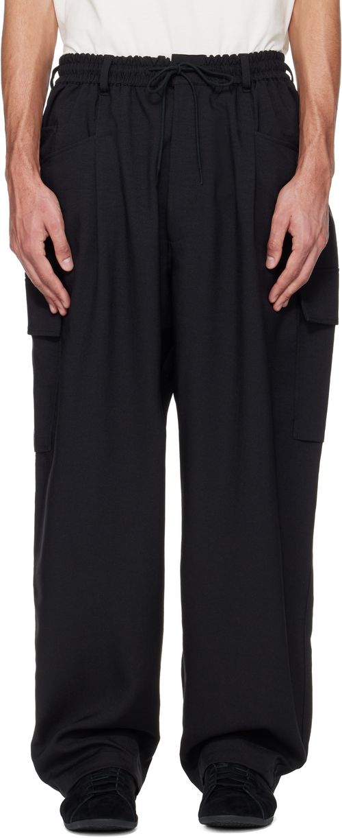 Black Sport Uniform UT Straight Leg Cargo Pants