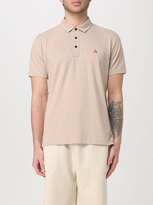 Polo Shirt Men color Beige