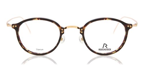 Rodenstock R7059 C Men's Eyeglasses Tortoiseshell Size 42 - Blue Light Block Available