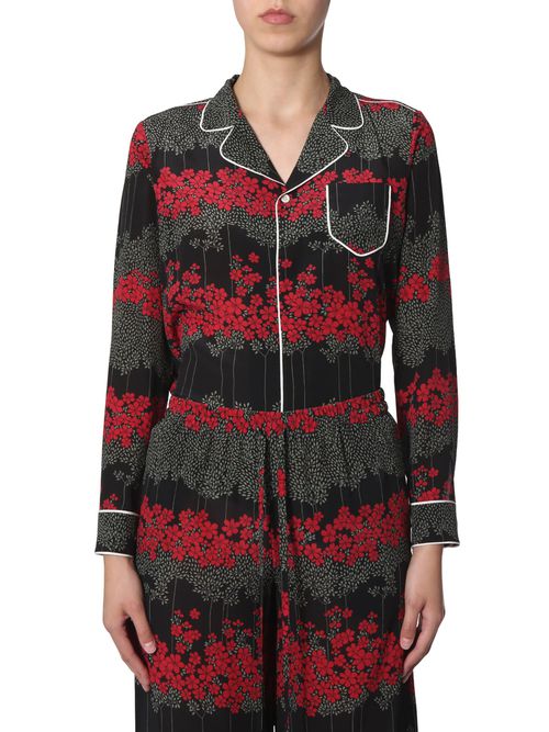 Shirt With Dreaming Peony Print