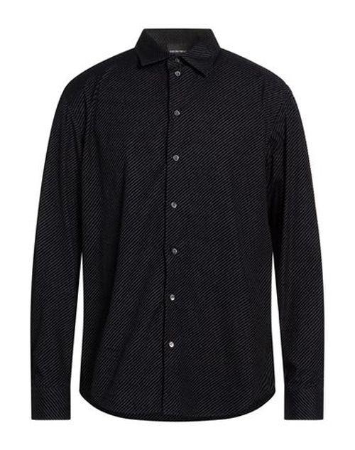 Man Shirt Charcoal Size L Cotton