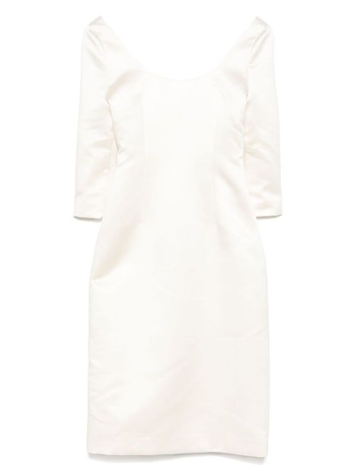 Long sleeve dress - White
