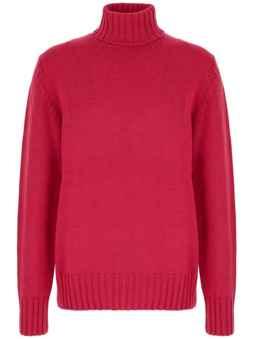 Roll neck sweater - Red