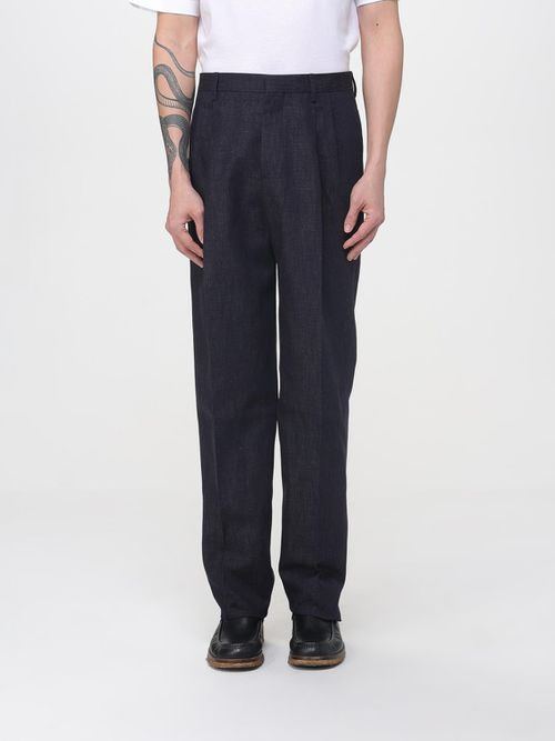 Pants Men color Blue