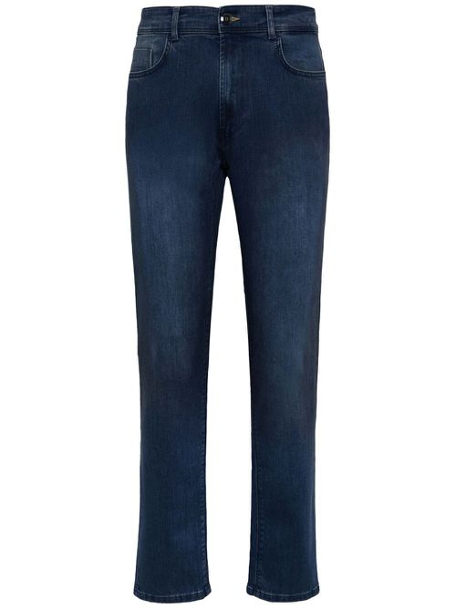 Dark Blue Stretch Denim Jeans