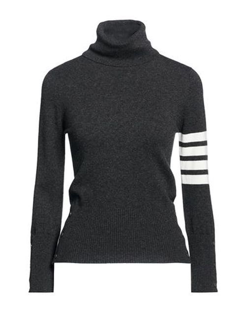 Woman Turtleneck Charcoal Size 0 Cashmere