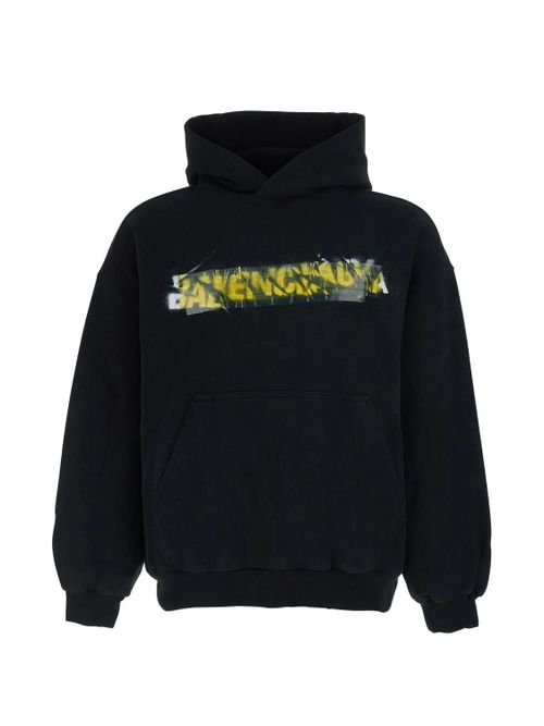 Messy Spray Medium Fit Hoodie