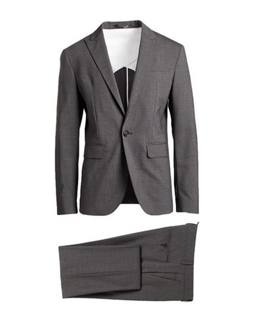 Man Suit Grey Size 36 Virgin Wool, Elastane