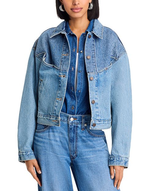 Shrunken 90s Trucker Western Denim Jacket