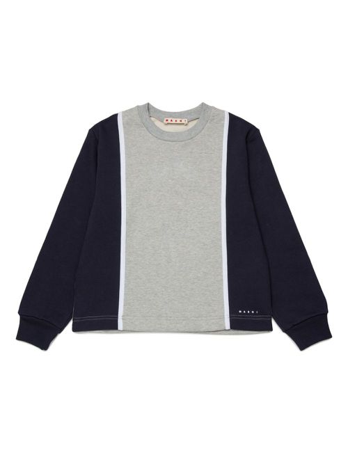 Colour-block T-shirt - Grey