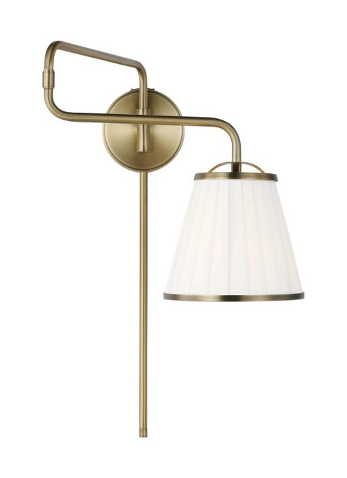 Visual Comfort Studio Esther Wall Sconce in Time Worn Brass by Lauren Ralph Lauren