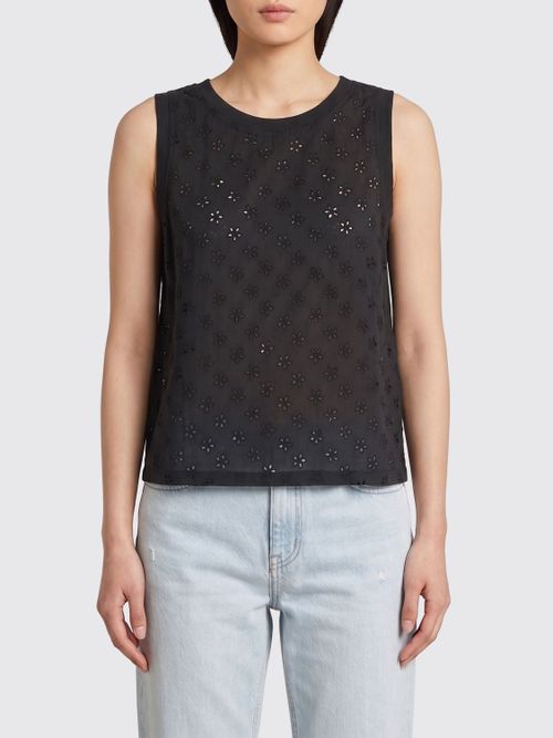 Top Woman color Black